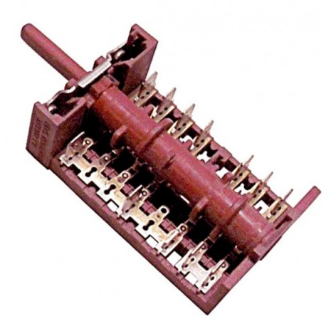 Conmutador Teka 8 posiciones con piloto 831040104