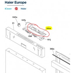 Modulo display lavavajillas Candy, Hoover 41052510