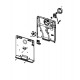 Conjunto soporte+ventilador congelador Daewoo